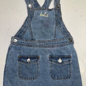 Levi's Kids Denim Blue Jumper Dress 2T